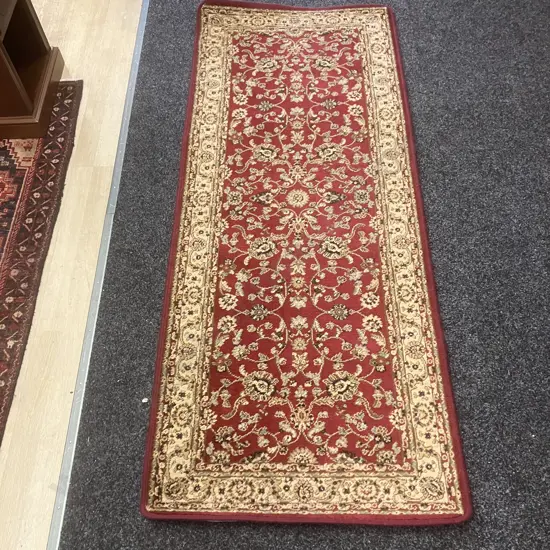 Turkish Rug Floor Runner - 80 x 200cm Red Jewel Pamir Rugs