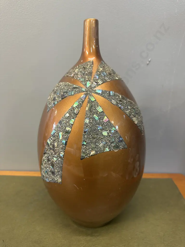 Decorative Teardrop Shaped Vase H38cm. Image 1++