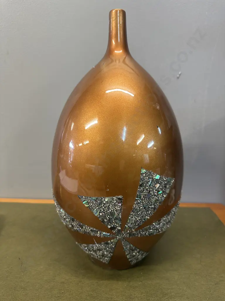 Decorative Teardrop Shaped Vase H38cm. Image 1++