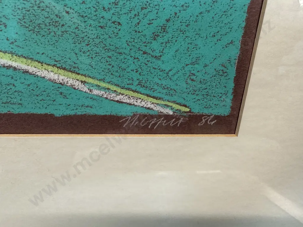 Signed Framed Artwork Titled Fish Flyers 70x70cm. Image 1++