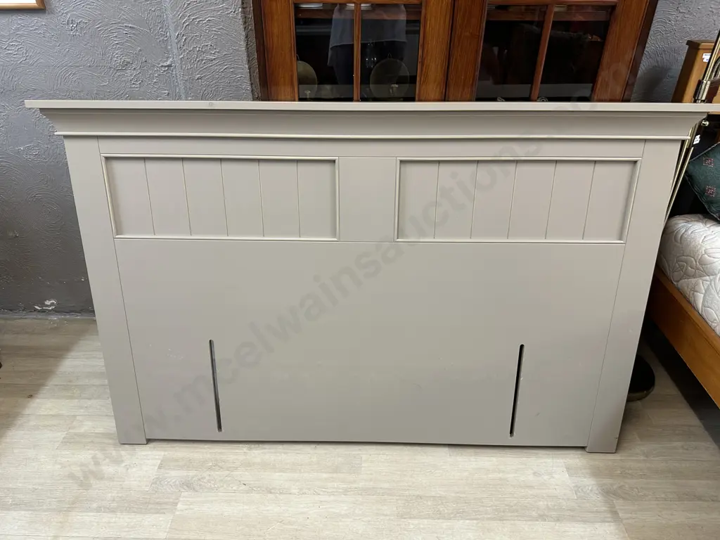 Queen Size Wooden Headboard - Mocha Colour H105,W167cm. Image 1++