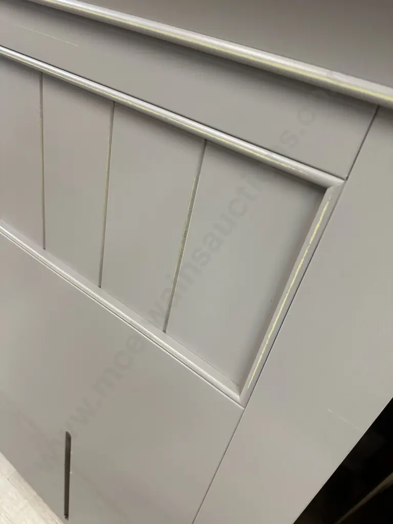 Queen Size Wooden Headboard - Mocha Colour H105,W167cm. Image 1++