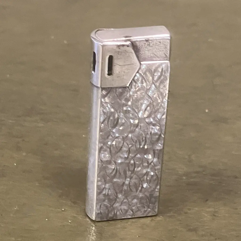 Vintage 1970s Japan Maruman DL-18 Cigarette Lighter & A Hallmarked Silver Vesta Case Image 1++