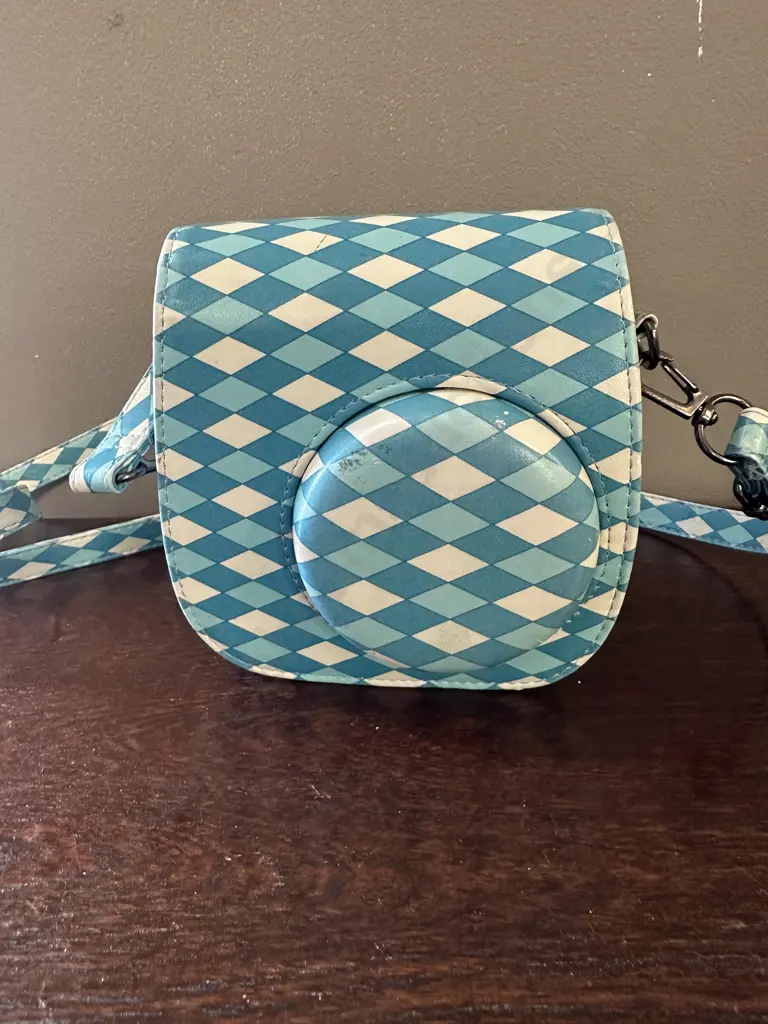 Blue Fujifilm Instax Mini 8 With Case Image 1++