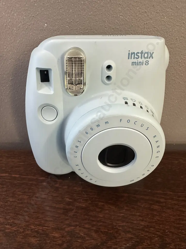 Blue Fujifilm Instax Mini 8 With Case Image 1++
