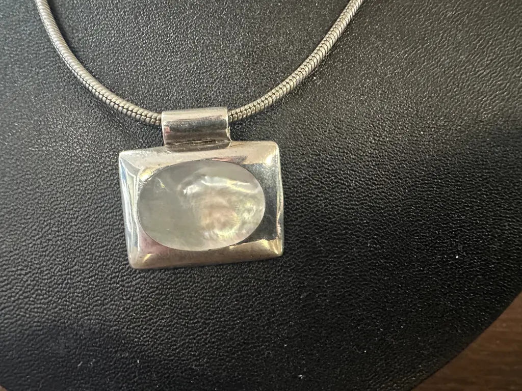 Stamped 925 Pendant On Silver Coloured Snake Chain  Image 1++