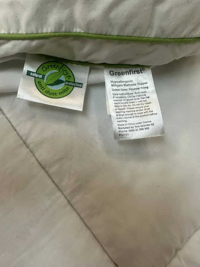 Greenfirst Natural Protection Hypoallergenic Mattress 193x136cm Image 1++