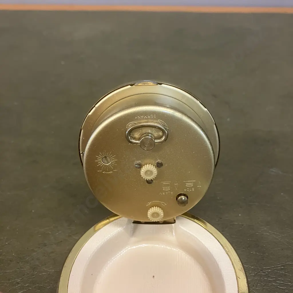 Vintage Mid-Century Folding Travel Alarm Clock by Europa – Germany, c. 1960s Image 1++