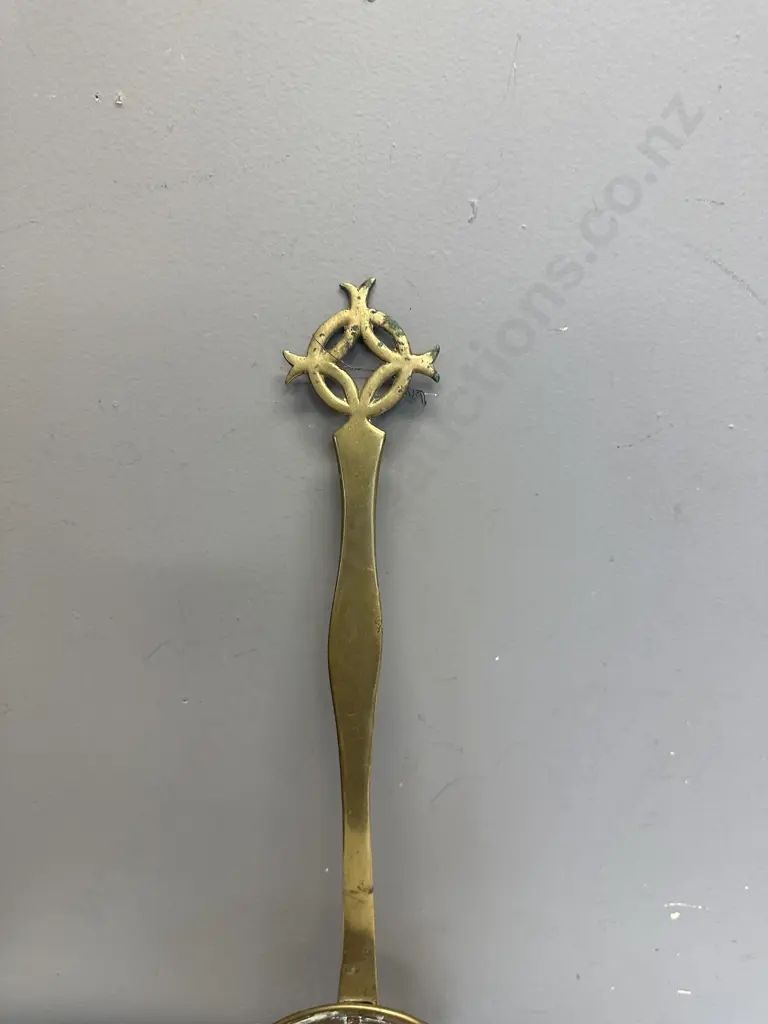 Antique Figural Brass Chestnut Roaster (as found) Image 1++