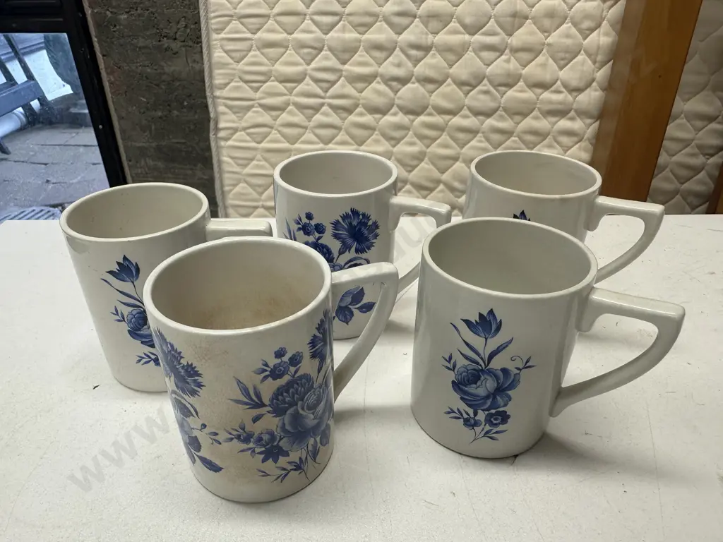 Port Merion Demitasse Coffee Mugs x 5 Image 1++