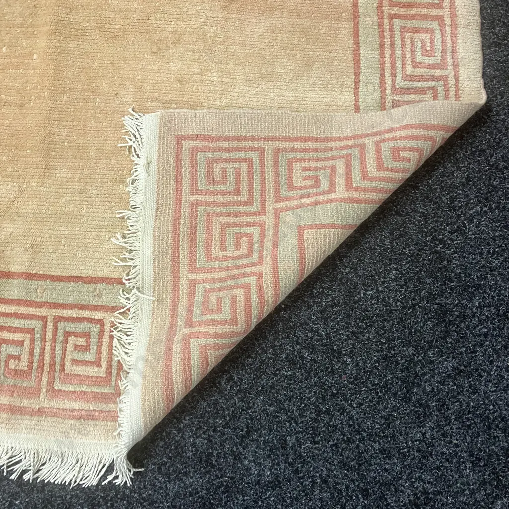 Floor Rug - 200 x 136cm Pinks / Greens Image 1++