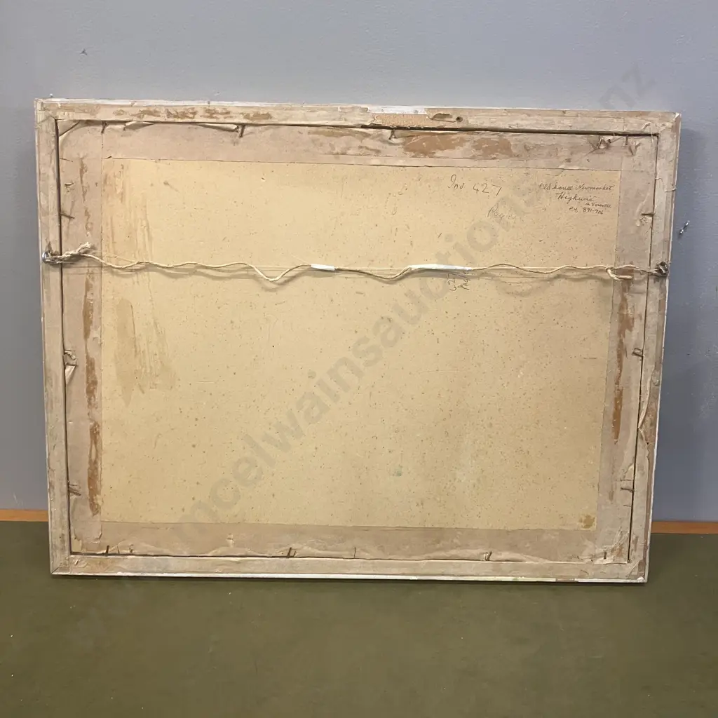 A Funnell Old House Newmarket "Highwic" Original Water Colour, Framed 42 x 54cm Image 1++