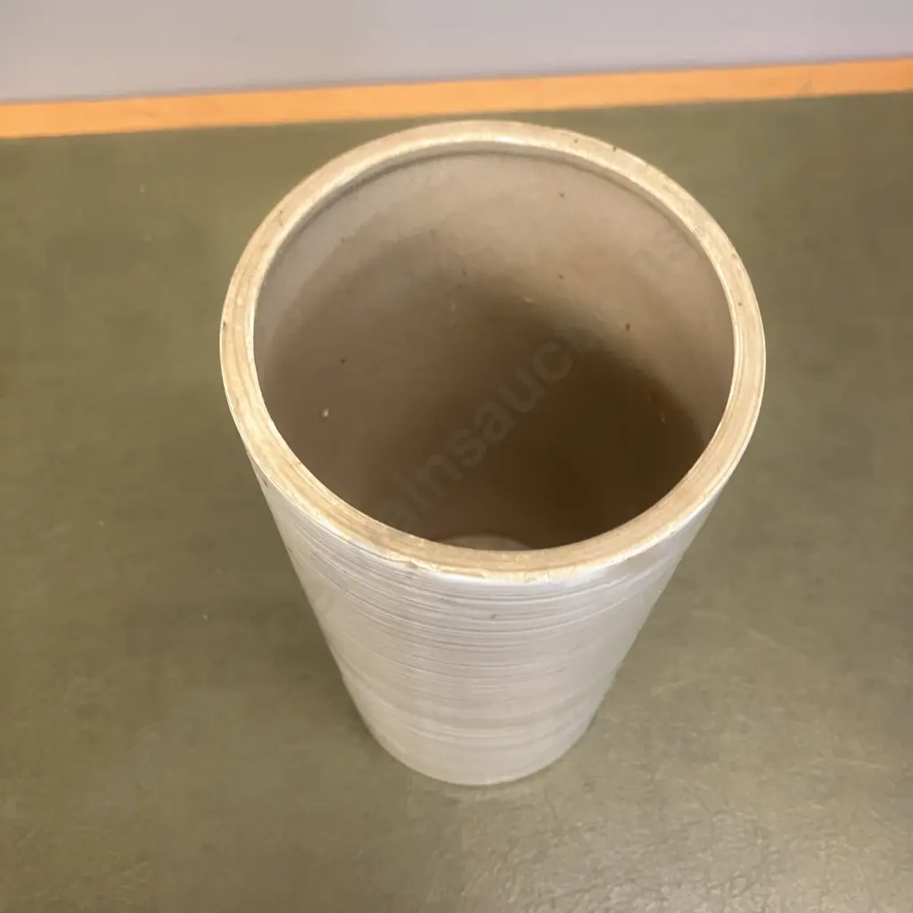 Vintage Japanese Ceramic Flower Sleeve / Decorative Vase c1980s. H24cm Image 1++