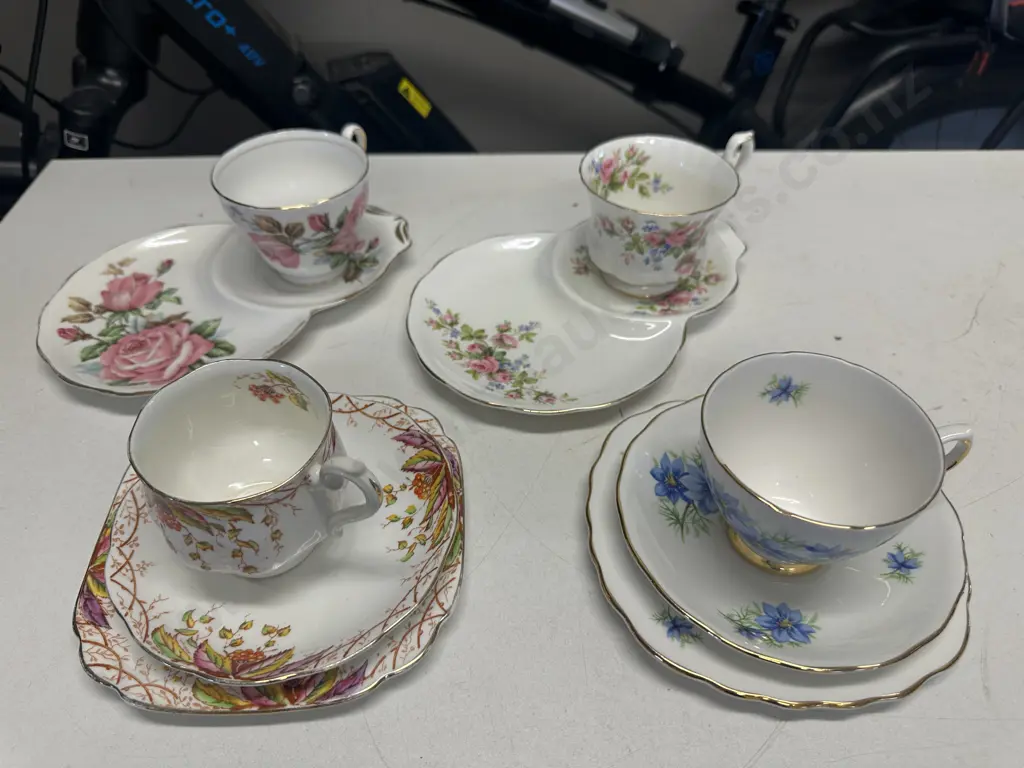 Vintage Teaware Including Royal Albert & Royal Standard Tennis Sets With Trios x2 Image 1++