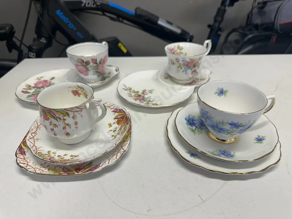 Vintage Teaware Including Royal Albert & Royal Standard Tennis Sets With Trios x2 Image 1++