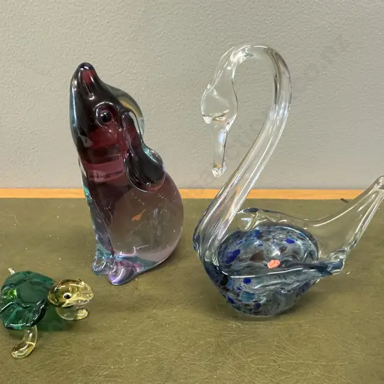 Glass Animal Figurines 