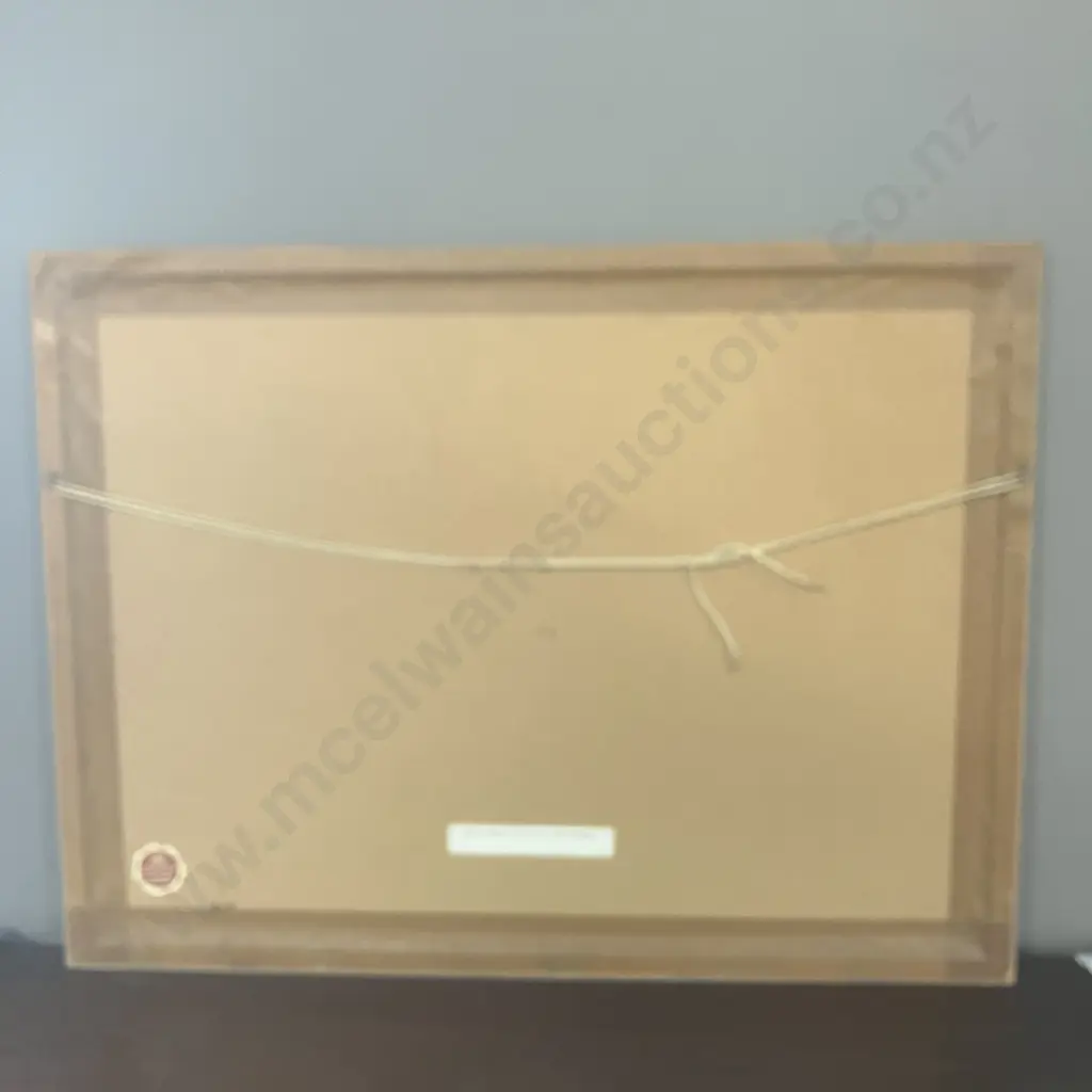 Howick Estuary, circa 1912 - H.W. Kirkwood Framed Vintage Print. 42 x 56cm Image 1++