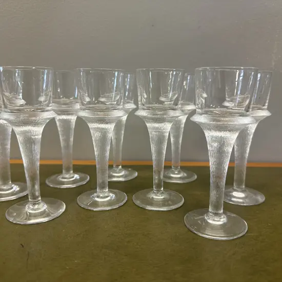 Peill & Putzler Schnapsgaser Liquor Glasses With Textured Stem