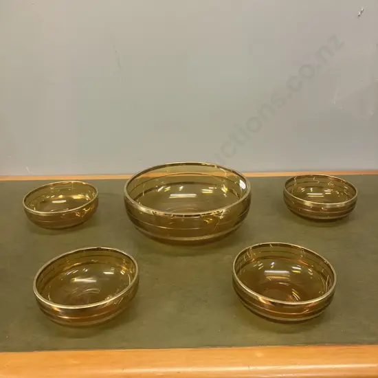 Vintage Set of Glass Bowls