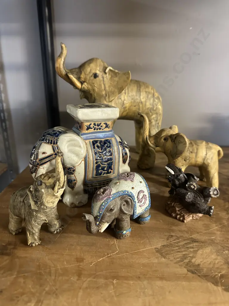 Selection of  Ornamental Elephants Image 1++