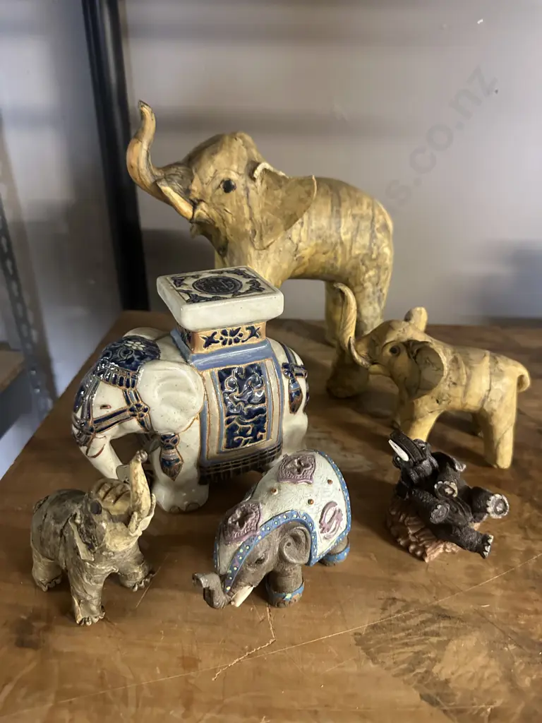 Selection of  Ornamental Elephants Image 1++