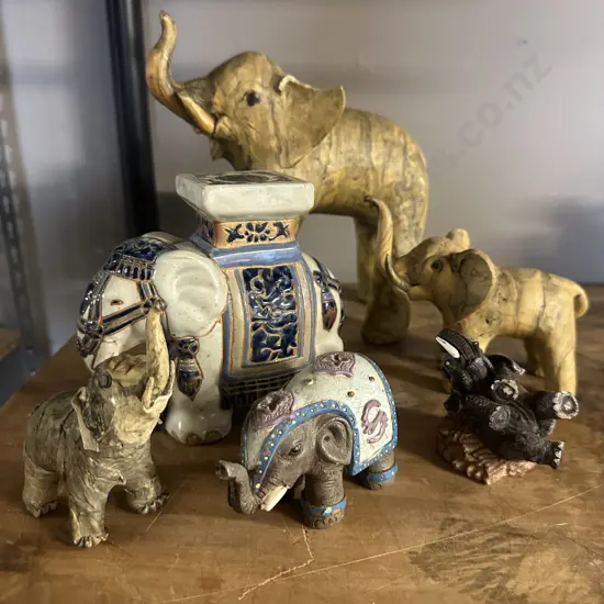 Selection of  Ornamental Elephants