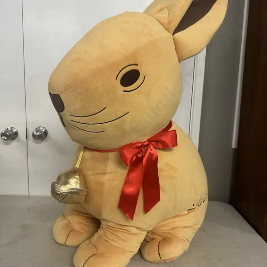 Promotional Lindt Gold Bunny Large Scale Soft Toy H92,W78cm.