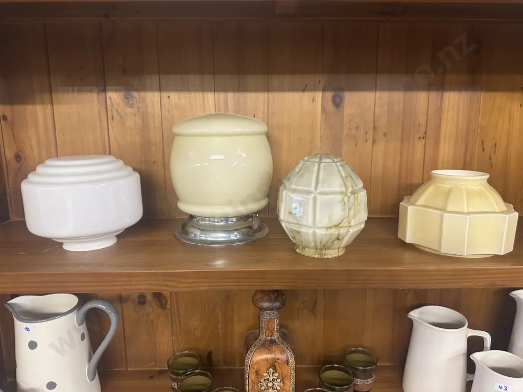 Selection Of Art Deco Glass Light Shade  Image 1++