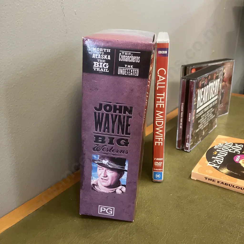 John Wayne: Big Westerns Collection & Call The Midwife DVDs With 3 Music CDs Image 1++