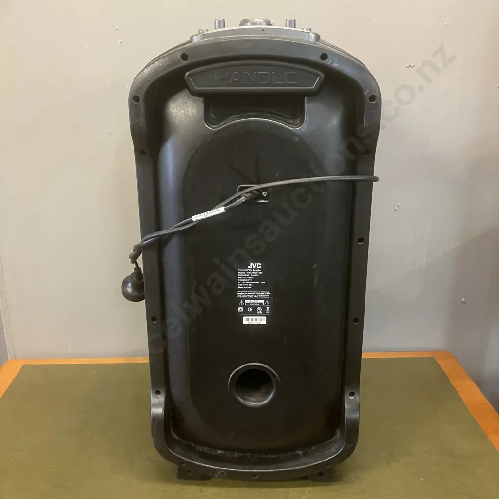 JVC Portable Party Speaker JVPX8212018BK Image 1++