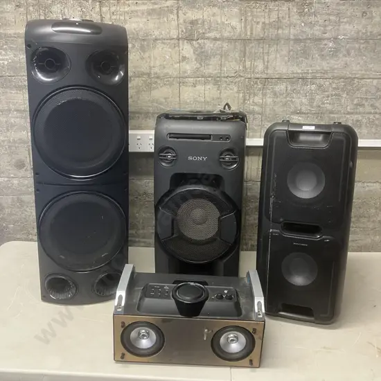 Anko Bluetooth Speaker, Bluetooth Grand Speaker, Veon Mini System With Damaged Sony MHC-V11