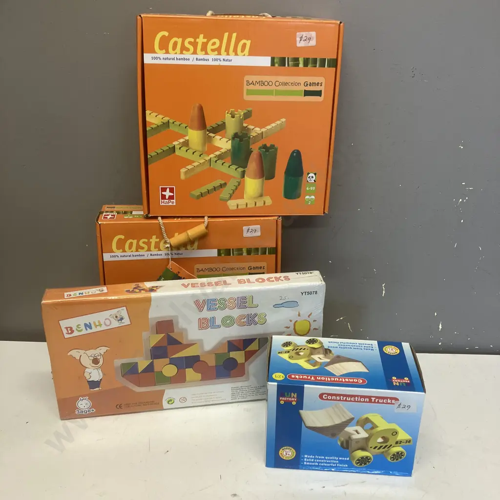 Boxed Kids Toys x 4 Image 1++