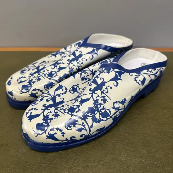 Blue & White Weather Proof Slip On Shoes Size 42