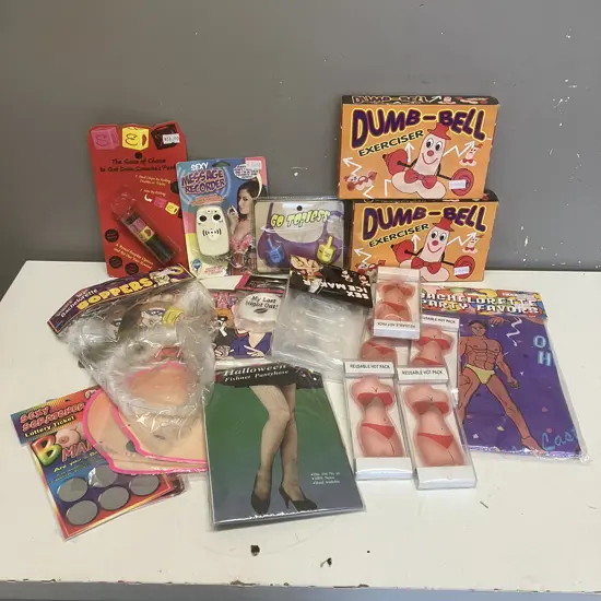 Box lot Adult Novelty Items