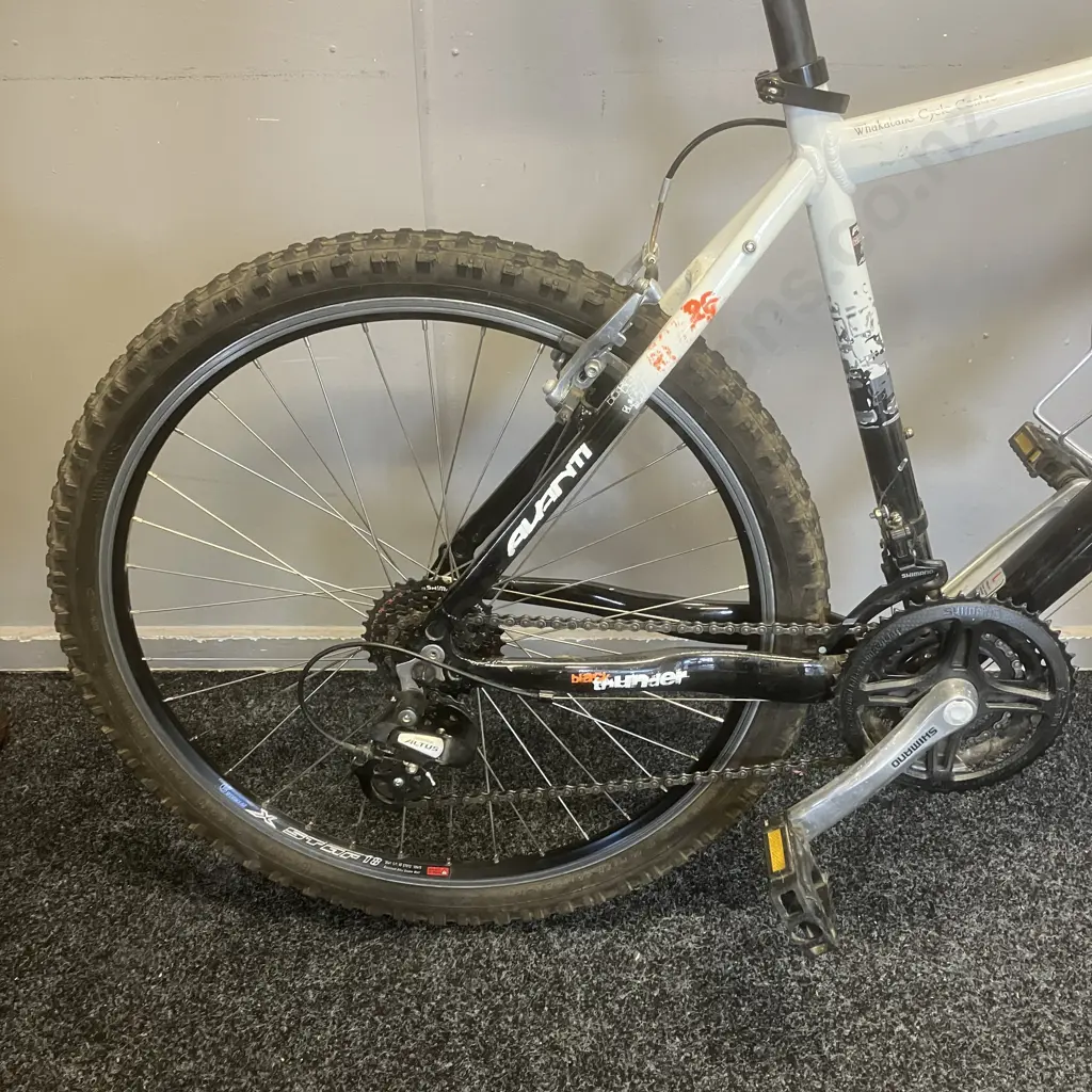 Avanti Black Thunder Bike With Manual  - L 49cm Comp MTB Series (2010) With Avanti Razor Helmet (M/L) Image 1++