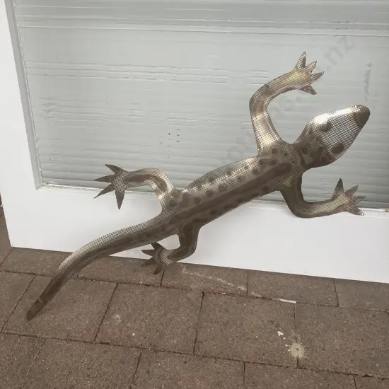 Polished Gecko Wall Art. 95cm