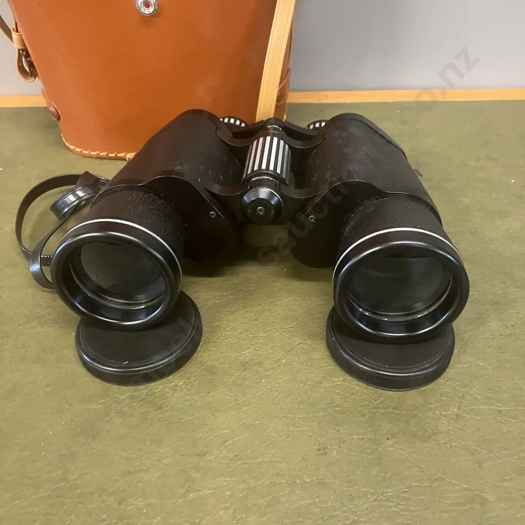Proloisirs 12 X 50mm Lens Coated Binoculars Including Leather Case Image 1++