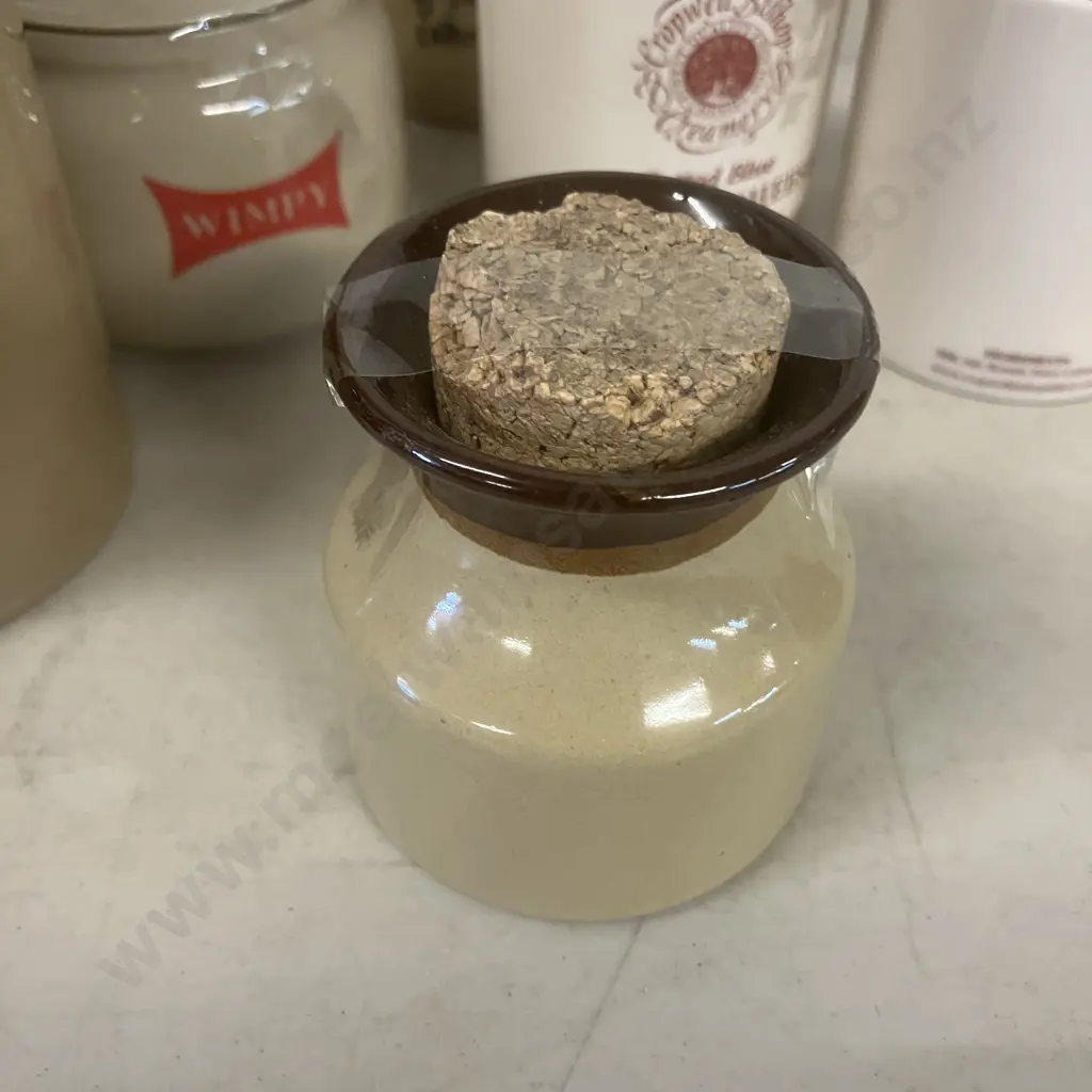 Vintage Mustard Pots, Manuka Honey, Denby Colemans Etc Image 1++