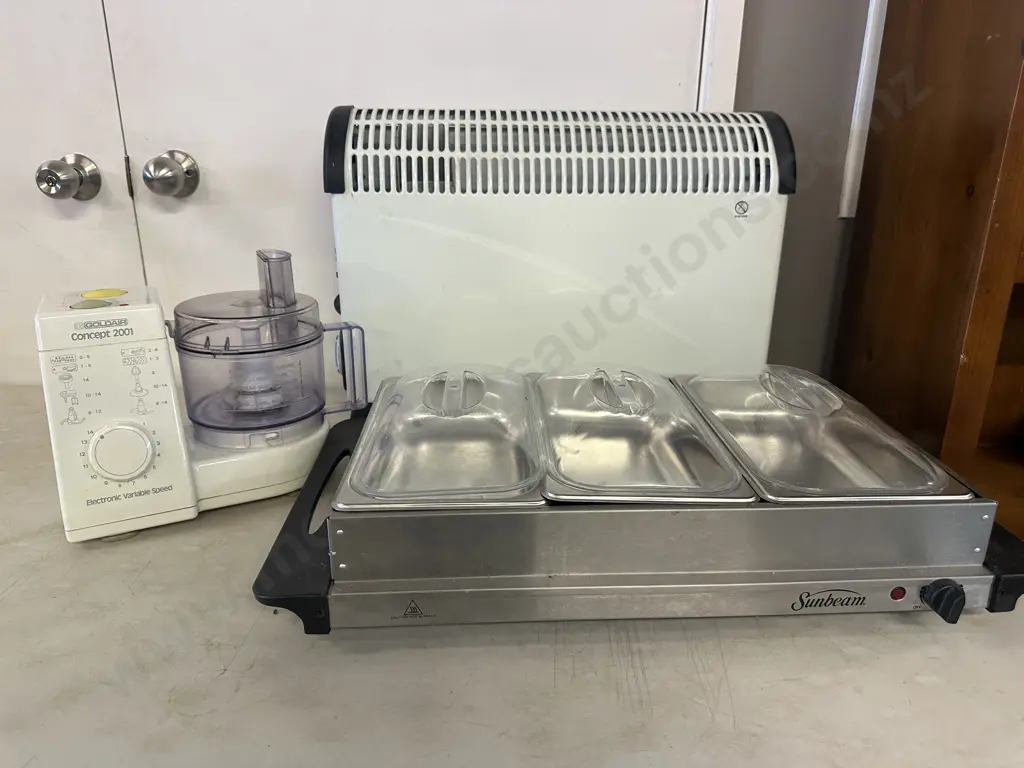 Evantair Heater, Sunbeam Buffet & Goldair Concept Food Processor Image 1++