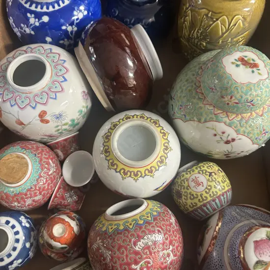 Box Lot Assorted China Items