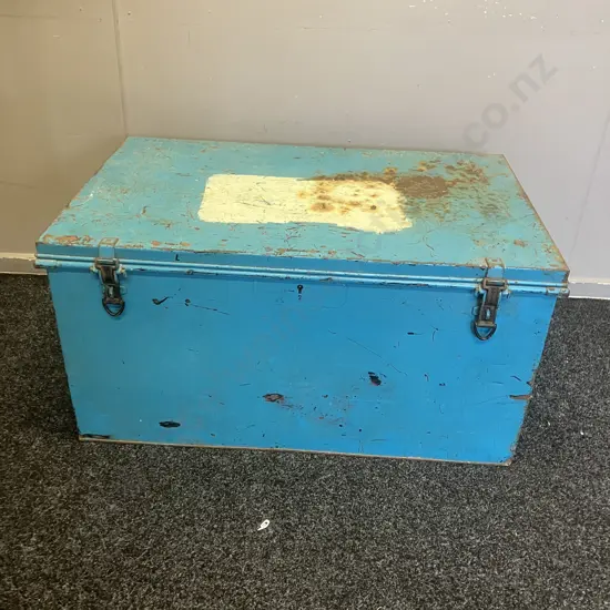 Vintage UANDI Uniform Case - 'Airtight Antproof' Best English Steel. H45 W91 D60cm