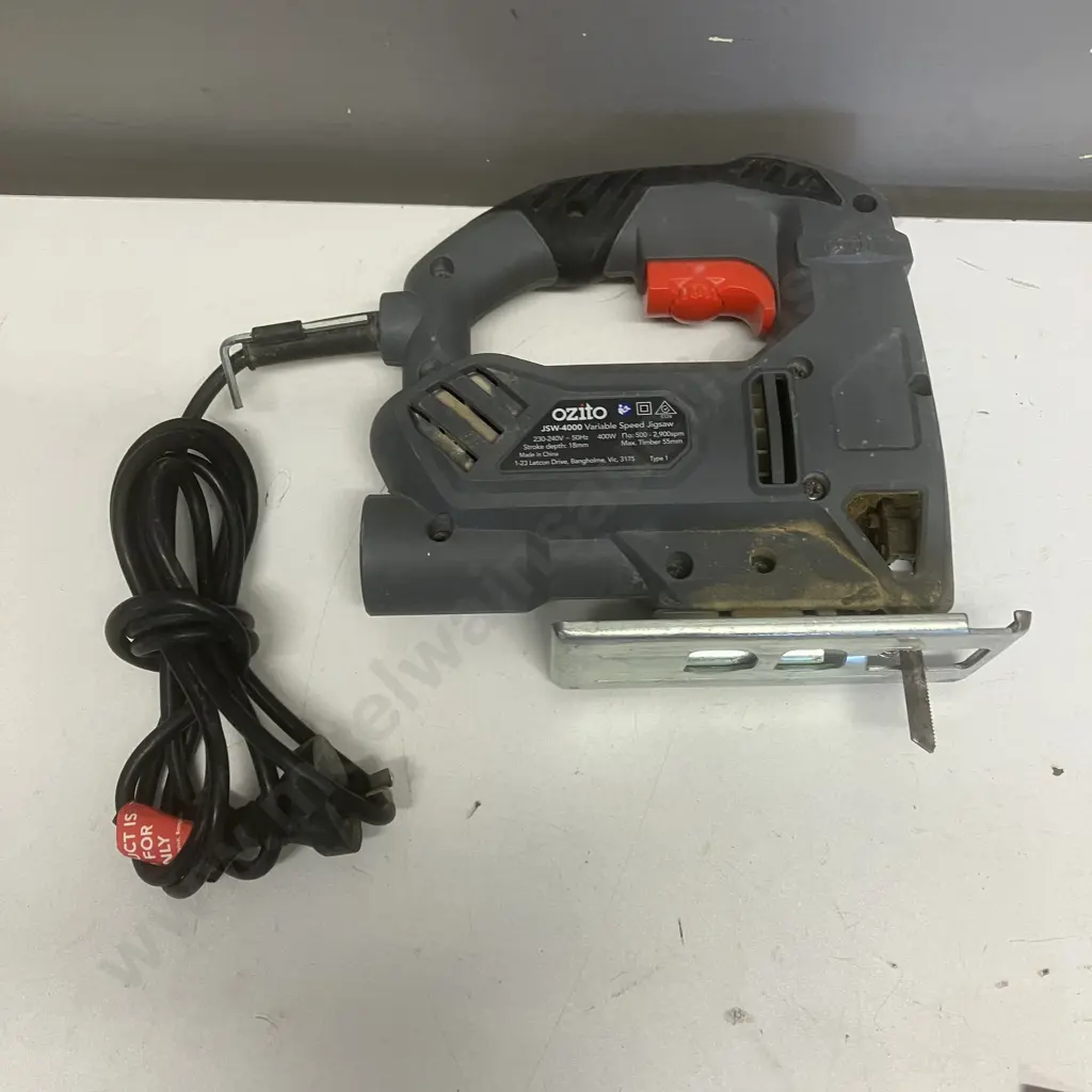 Ozito 18V Impact Driver, 2.0Ah Battery & Charger With Ozito 24 Volt Variable Speed Jigsaw Image 1++