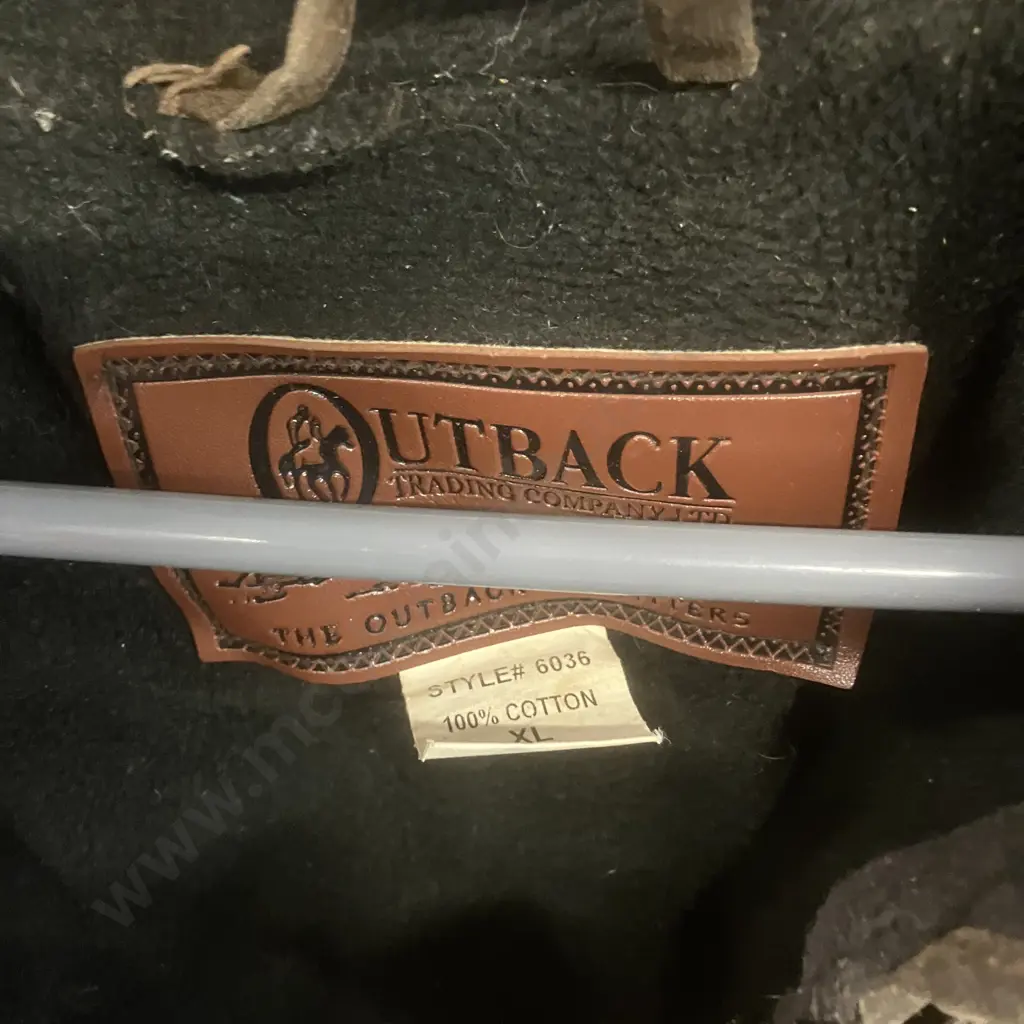 Oilskin Vest Outback Trading Company Size XL (As Found) Image 1++