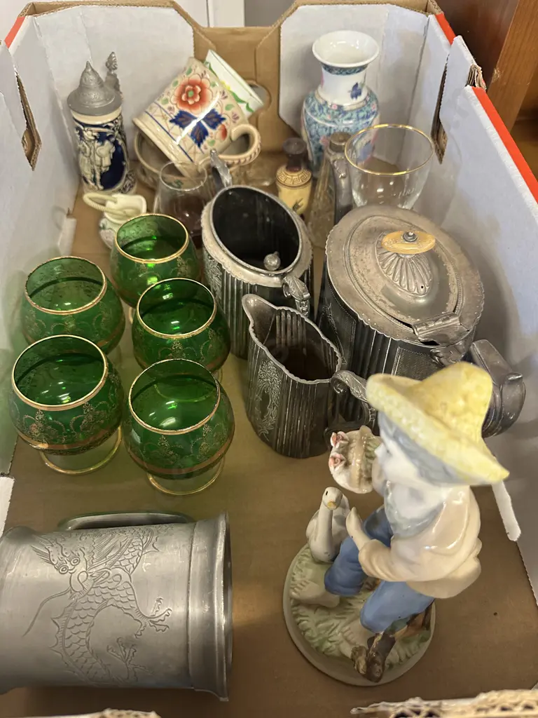 Assorted Silverware, Pewter & China Items Etc Image 1++