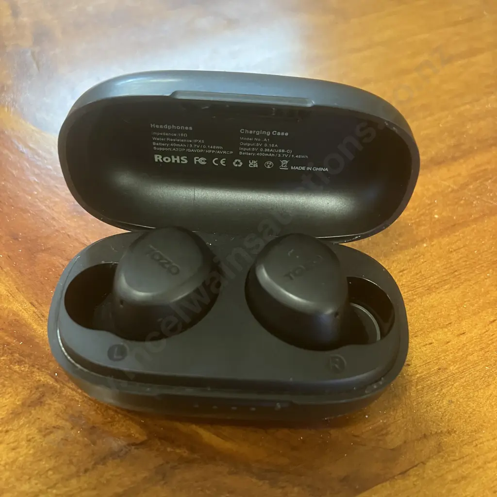 Sony YY2982 Ear Buds With Charging Case & Anko Model 43243273 Single Ear Pod With Charging Case Image 1++
