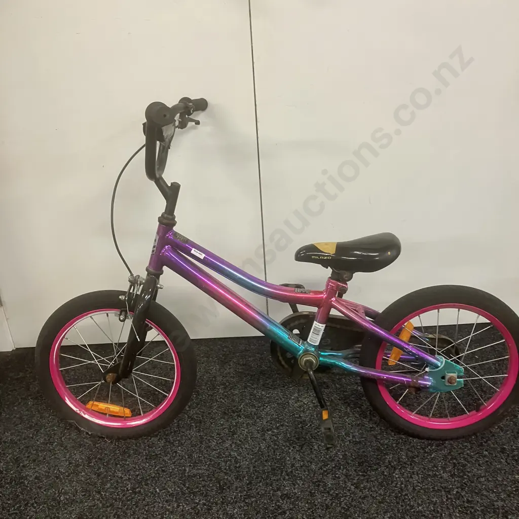 Pink Purple & Blue Milazo Kids Bike Image 1++