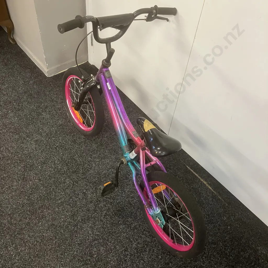 Pink Purple & Blue Milazo Kids Bike Image 1++