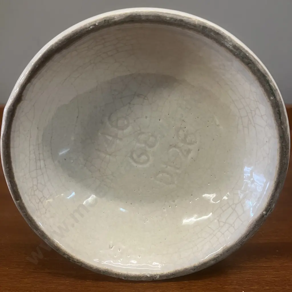 Vintage Henry McKenna 4/5 Quart Stoneware Sour Mash Bourbon Whiskey Decanter With Pour Spout Image 1++