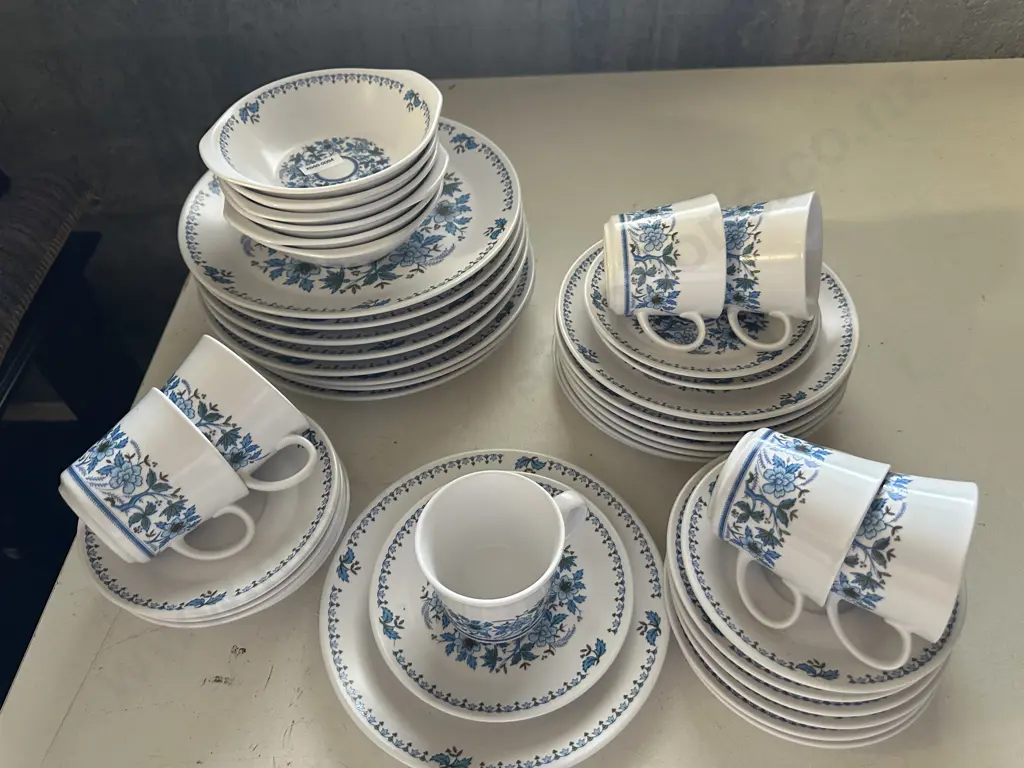 Noritake Progression China Blue Moon Dinnerware #9022 Image 1++
