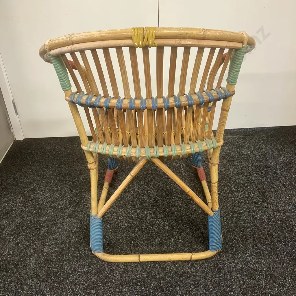 Stunning Carnival Cane Armchair. H83 W59.5 D67cm Image 1++